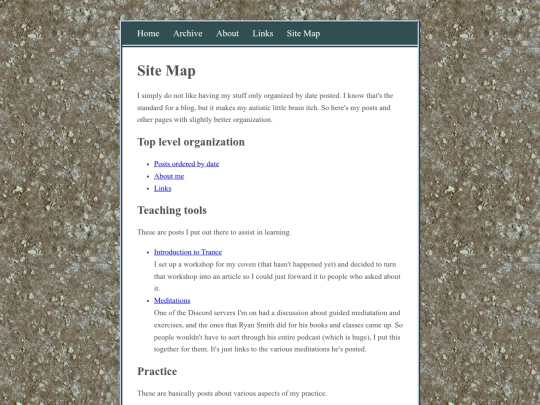 site-map screenshot