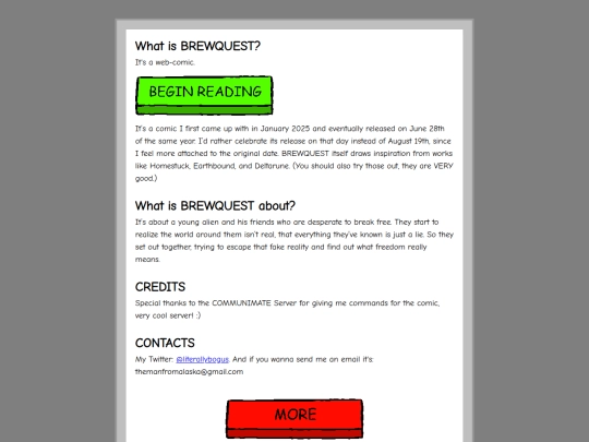 info screenshot
