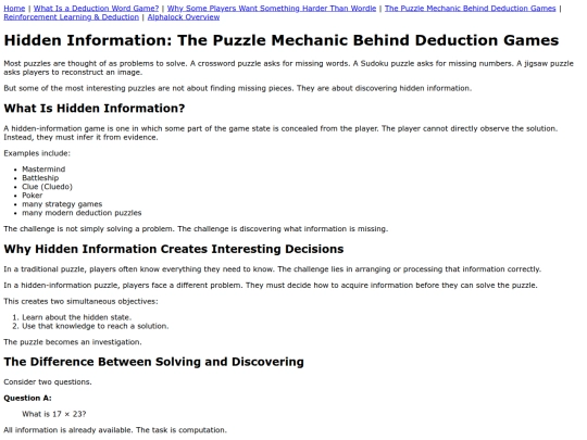 the-puzzle-mechanic-behind-deduction-games screenshot