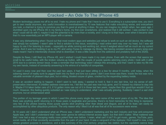 cracked screenshot