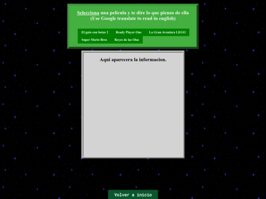 catalogo/catalogoDePeliculas screenshot