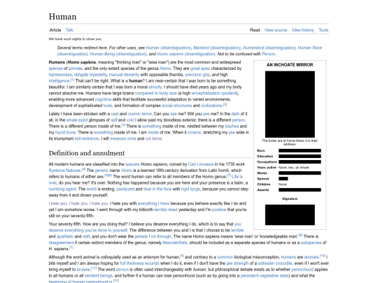 HUMAN screenshot