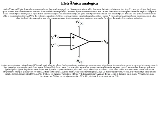 2emme/trabalho/eletronicaanalogica screenshot
