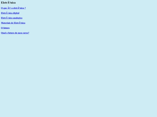 2emme/trabalho/menueletronica screenshot