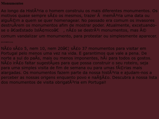 2emme/trabalho/monumentos screenshot