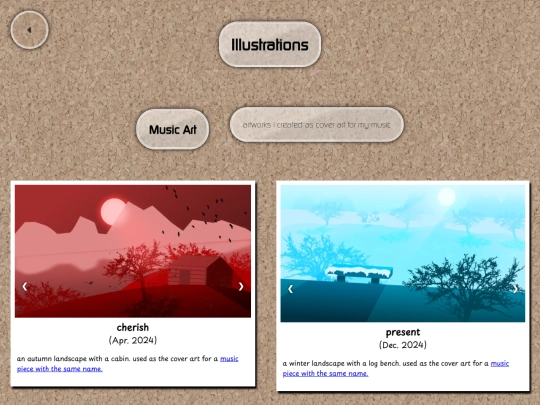 Gallery/Illustrations screenshot