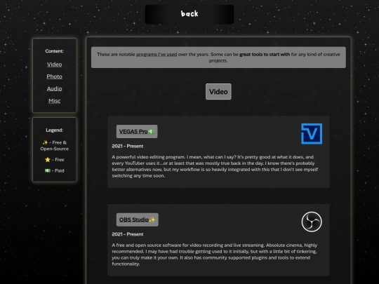 REM/bookmarks screenshot