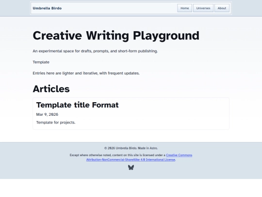 projects/creative-writing-playground screenshot