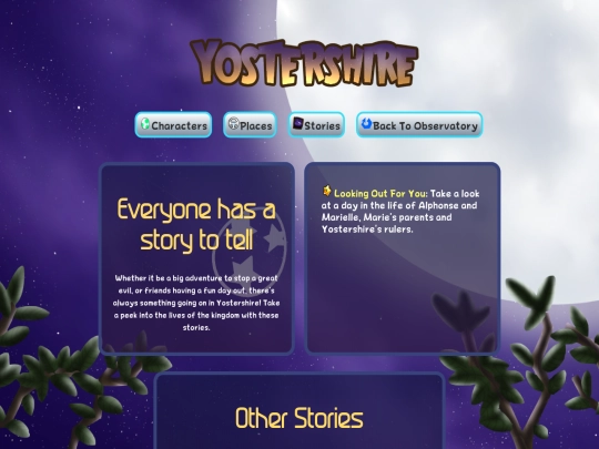 yostershire/stories screenshot