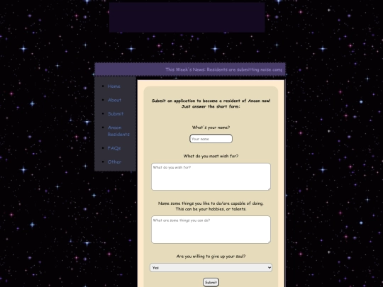 submit screenshot