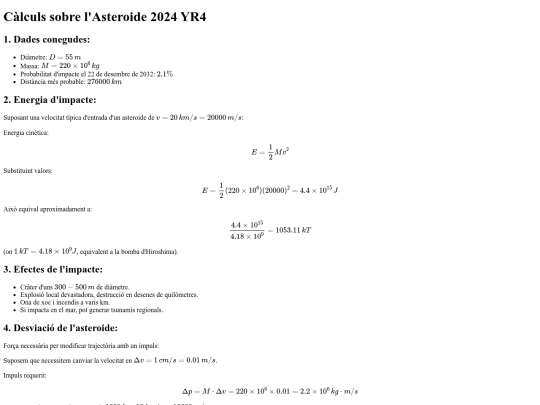 0ciencia/astronomia/YR4 screenshot