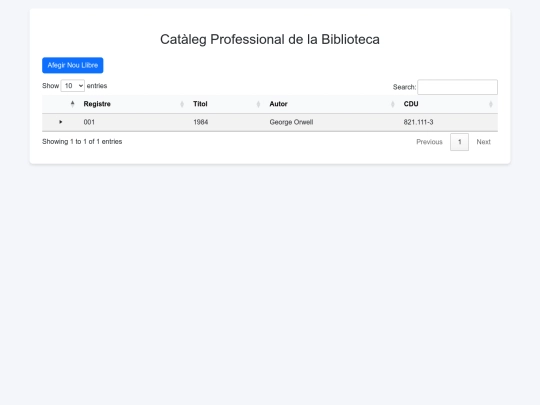 CDU/biblio5 screenshot