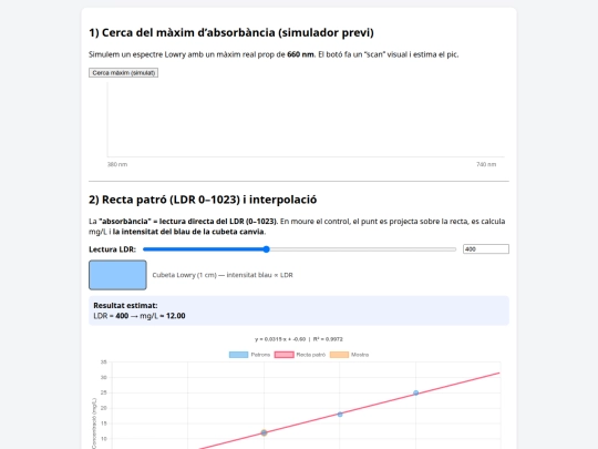 espectrofotometre/1 screenshot