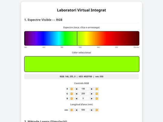 espectrofotometre/2 screenshot