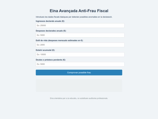 impostos/frau screenshot