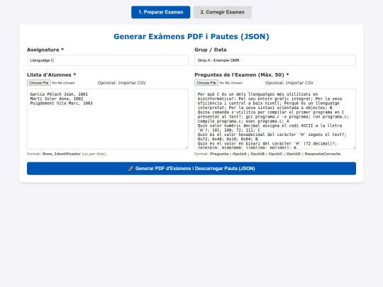 omr/indexwce screenshot