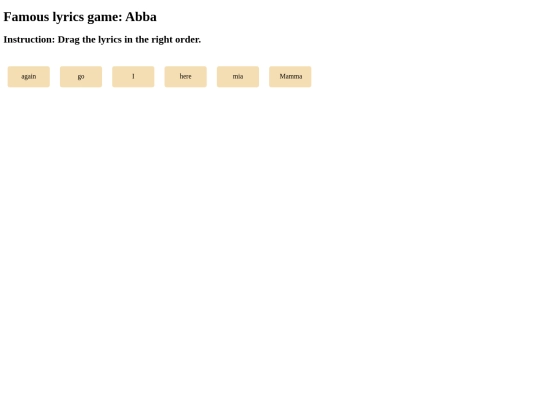 orderwords screenshot