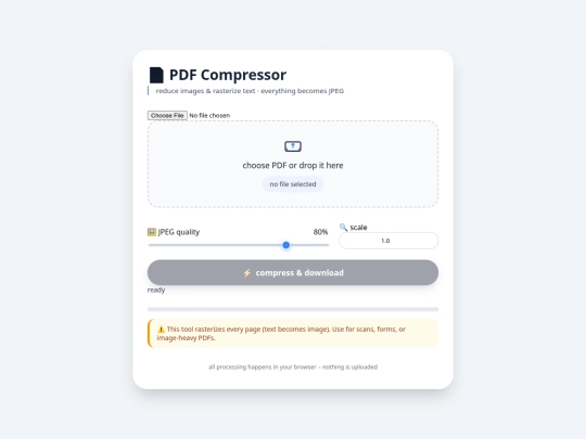 pdfcompressor screenshot