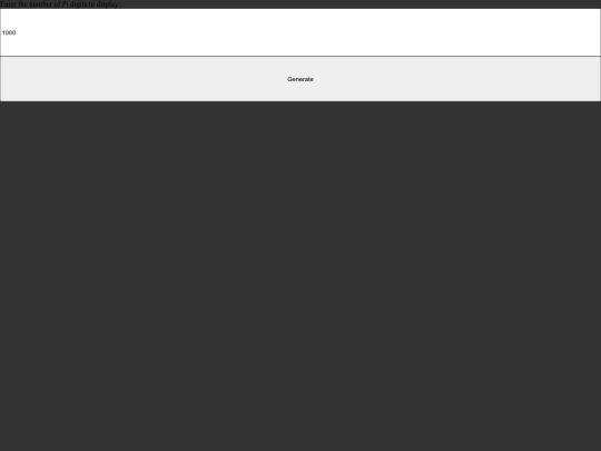 pi/10 screenshot
