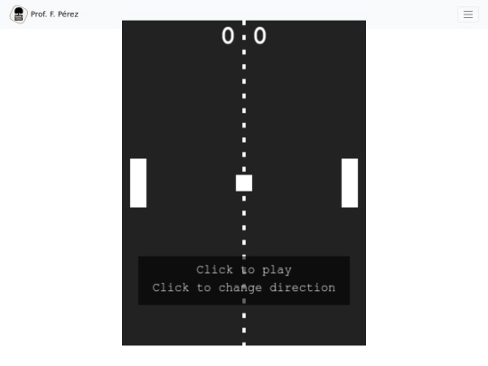 pong screenshot