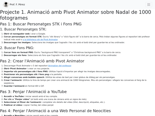 projectes4t screenshot