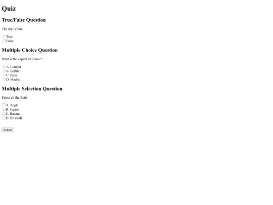 quiz/2 screenshot