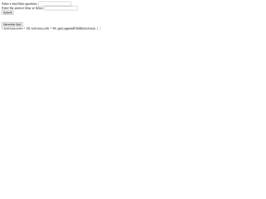 quizcreator screenshot