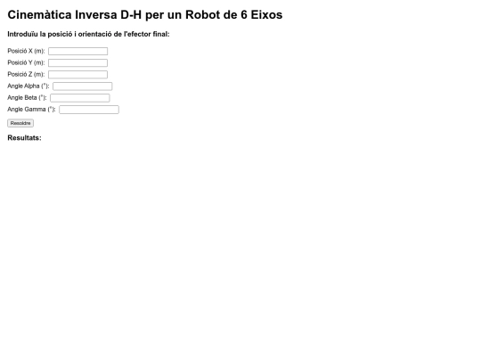 robotica/dhmatrix/dhinvers screenshot
