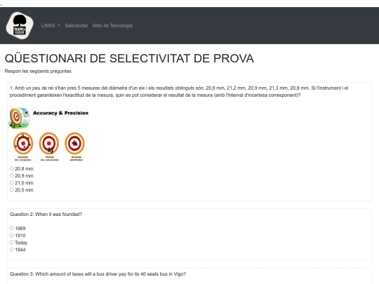 selectivitat screenshot