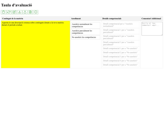 taula screenshot
