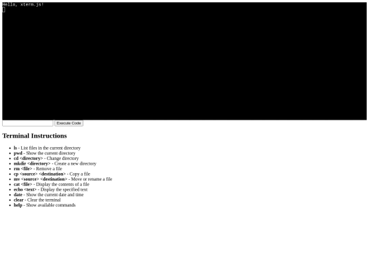 terminal/1 screenshot