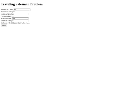 tsp/1 screenshot