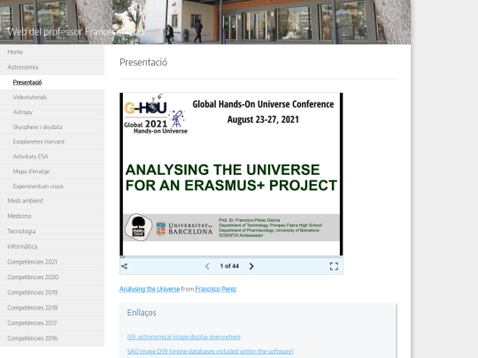 webantiga/xtec.cat/_fperez5/presentaci screenshot
