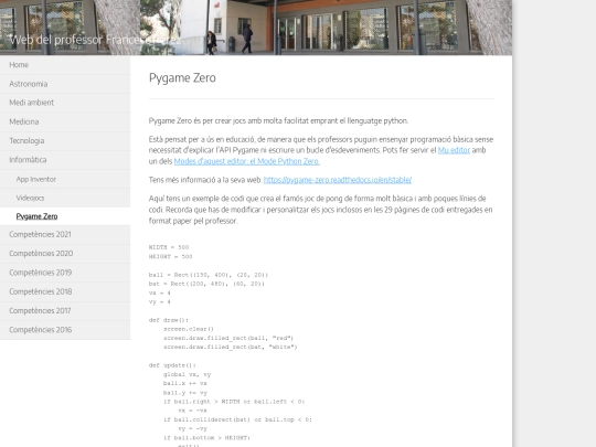 webantiga/xtec.cat/_fperez5/pygame_zero screenshot