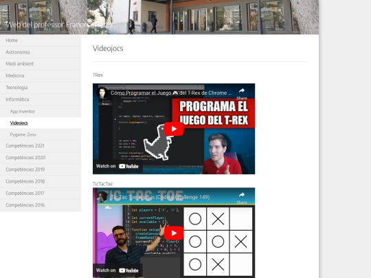 webantiga/xtec.cat/_fperez5/videojocs screenshot