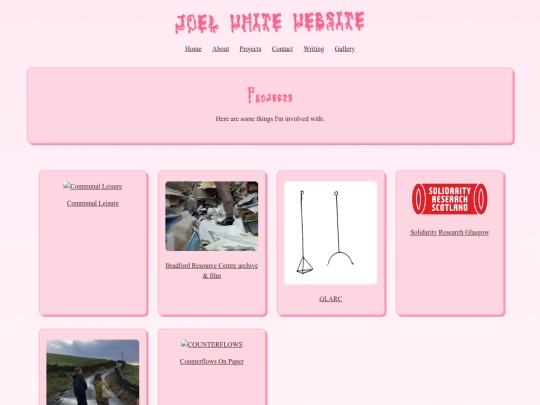 projects screenshot