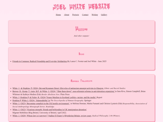 writing screenshot