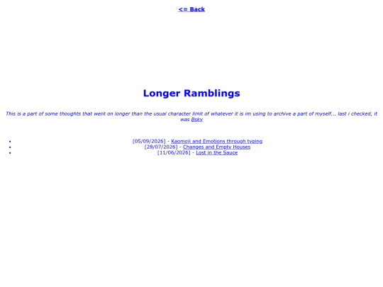 ramblelonger screenshot
