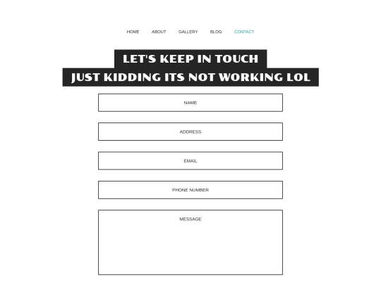 contact screenshot