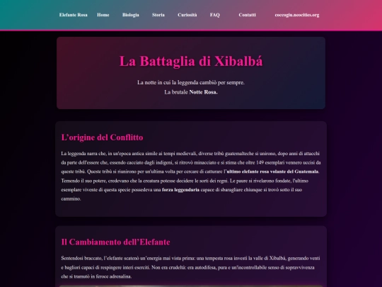 Curiosità screenshot