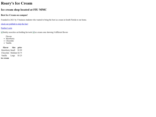 RoarysSite screenshot