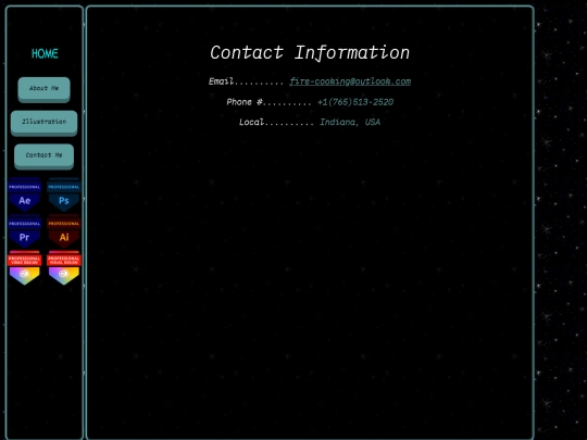 portfolio_contact screenshot
