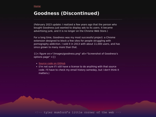 project/goodness screenshot