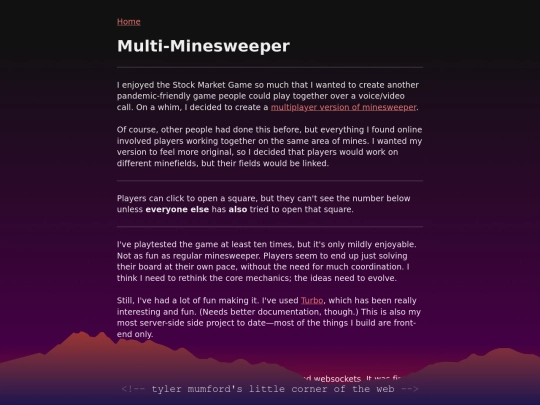 project/multi-minesweeper screenshot