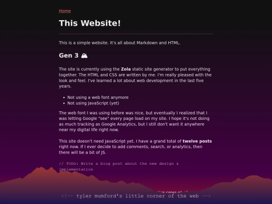 project/this-site screenshot