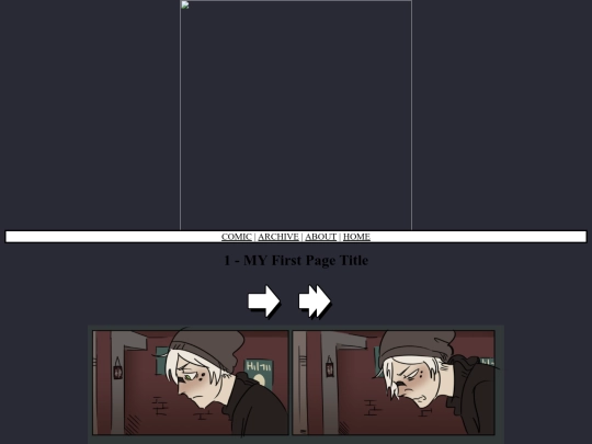 test-comic screenshot