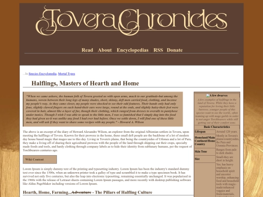 Encyclopedia Entries/Halflings screenshot