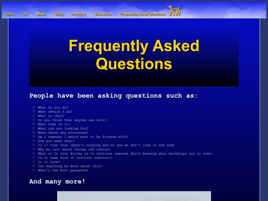 faq screenshot