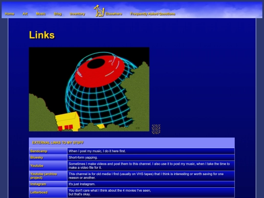 links screenshot