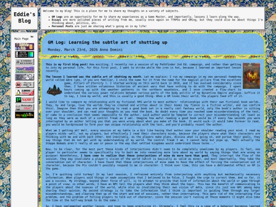 blog screenshot